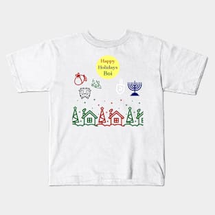 Happy Holidays Kids T-Shirt